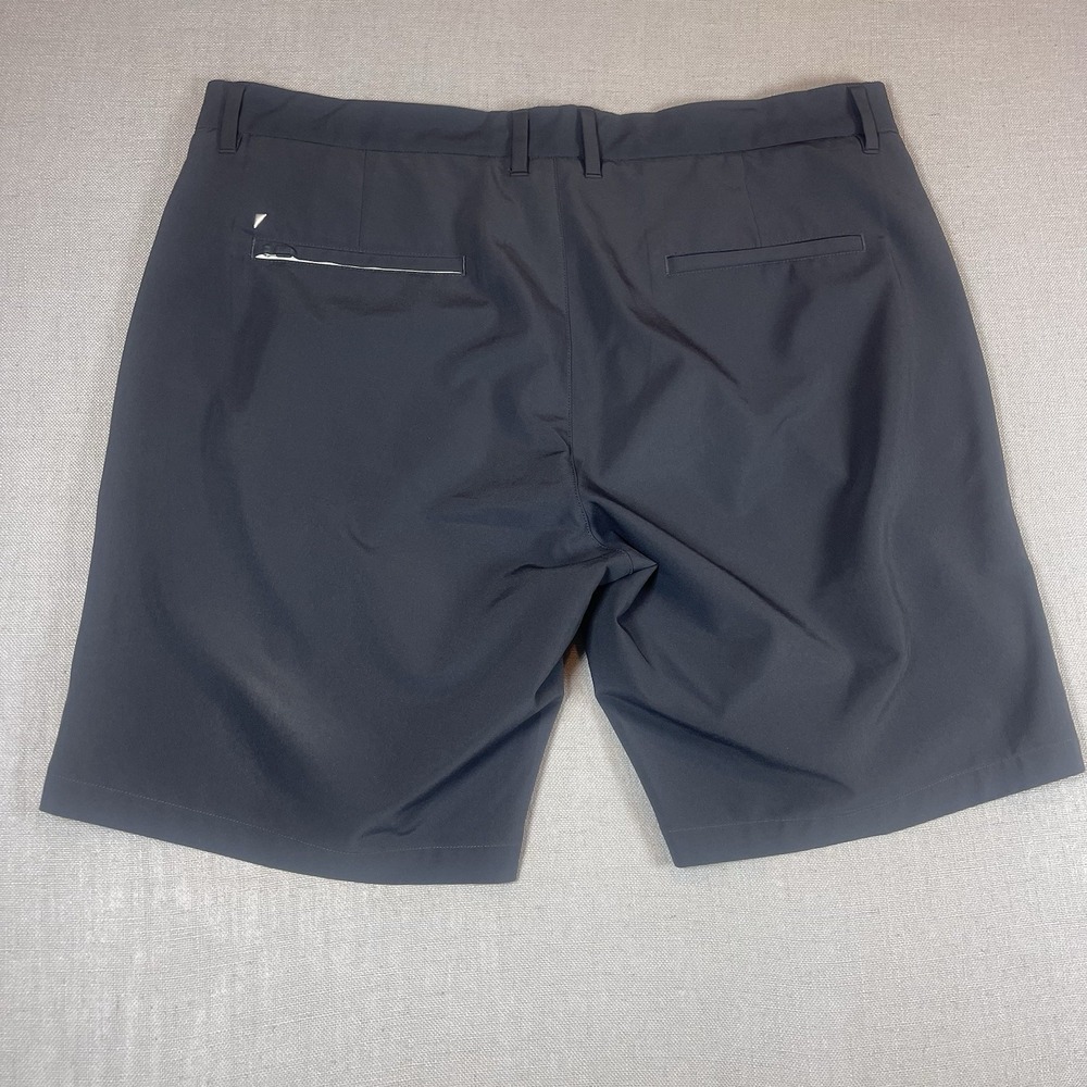 Primo Golf Shorts Mens Size 38 Gray Performance Stretch 9" Inseam Zip Pocket - Picture 8 of 12